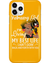 Load image into Gallery viewer, Betty Boop February Girl Living My Best Life Birthday Meaningful Gift Phone case