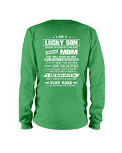 Load image into Gallery viewer, Gift For Lucky Son May Mom Loves Me So Much Unisex Long Sleeve