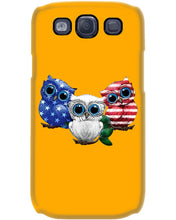 Load image into Gallery viewer, Lovely Phone Case Three Owl With US Flag Gift For Owl Lovers Phone case