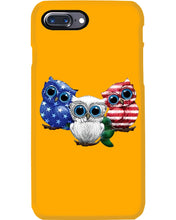 Load image into Gallery viewer, Lovely Phone Case Three Owl With US Flag Gift For Owl Lovers Phone case