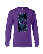 Load image into Gallery viewer, Purple Phone Case With Butterfly Faith Hope Love Suicide Awareness Gift Unisex Long Sleeve