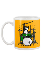 Load image into Gallery viewer, Funny Cat Playing Drums Great Gift For Cat Lovers Mug