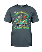 Load image into Gallery viewer, Just A Mother-in-law Who Loves Camping Trending Guys Tee