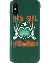 Load image into Gallery viewer, This Girl Loves Halloween Gift For Girls Phone case