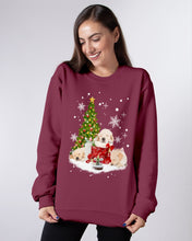 Load image into Gallery viewer, Funny Golden Retrievers Sleep In Red Boots Gift For Dog Lovers Sweatshirt