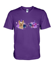 Load image into Gallery viewer, Yorkshire Terrier Follow Your Heart Gift For Dog Lovers Guys V-Neck
