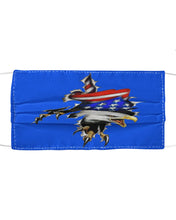 Load image into Gallery viewer, Eagle Giant Scratch USA Flag Gift For Women Cloth Face Mask