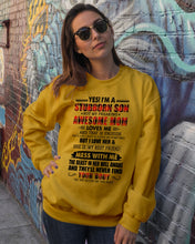 Load image into Gallery viewer, A Stubborn Son Of A Freaking Awesome Mom I Love Her Gift For Mama Sweatshirt
