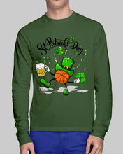 Load image into Gallery viewer, Basketball Saint Patrick's Day Gift For Basketball Lovers Unisex Long Sleeve