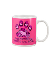 Load image into Gallery viewer, Lovely Phone Case Easily Distracted By Pigs And Dogs Gift For Dog Lovers Mug