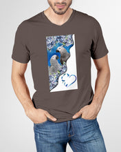 Load image into Gallery viewer, Magical Gray Couple African Parrot Gift For Bird Lovers Guys V-Neck