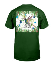 Load image into Gallery viewer, Hummingbird With English Daisy Gift For Birds Lovers Guys Tee