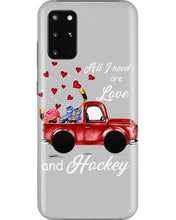 Load image into Gallery viewer, All I Need Are Love And Hockey Gift For Hockey Players Phone case