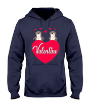 Load image into Gallery viewer, Couple Otter Valentine's Day Gift For Otter Lovers Hoodie
