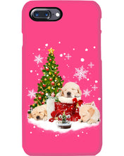 Load image into Gallery viewer, Funny Golden Retrievers Sleep In Red Boots Gift For Dog Lovers Phone case