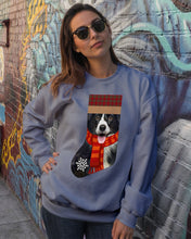 Load image into Gallery viewer, Santa Border Collie In Stock Gift For Dog Lovers Sweatshirt