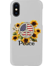 Load image into Gallery viewer, Peace Sign Sunflower Birthday Gift For Girls Phone case