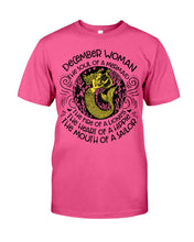 Load image into Gallery viewer, December Woman The Soul Of A Mermaid Birthday Meaningful Gift For Women Guys Tee
