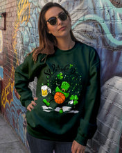 Load image into Gallery viewer, Basketball Saint Patrick's Day Gift For Basketball Lovers Sweatshirt
