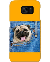 Load image into Gallery viewer, baby Pug In Denim Pocket Gift For Dog Lovers Phone case