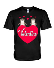 Load image into Gallery viewer, Couple Otter Valentine's Day Gift For Otter Lovers Guys V-Neck