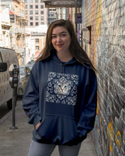 Load image into Gallery viewer, Vintage Cat's Face Unique Custom Design For Cat Lovers Hoodie