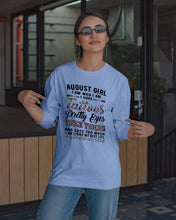 Load image into Gallery viewer, August Girl Has Tattoos Pretty Eyes Thick Thighs For Birthday Gift Unisex Long Sleeve