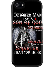 Load image into Gallery viewer, October Man Son Of God Birthday Meaningful Gift For Men Phone case