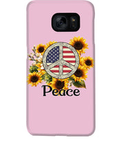 Load image into Gallery viewer, Peace Sign Sunflower Birthday Gift For Girls Phone case