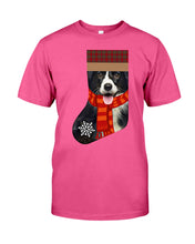 Load image into Gallery viewer, Santa Border Collie In Stock Gift For Dog Lovers Guys Tee