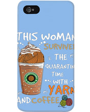Load image into Gallery viewer, The Quarantine Time With Yarn And Coffee Gift For Women Phone case