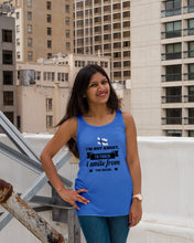 Load image into Gallery viewer, I'm Not Angry I'm Finnish I Smile From The Inside Trending Ladies Flowy Tank