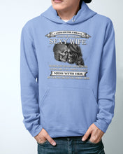 Load image into Gallery viewer, Shes Stubborn Messy And A Brat At Times Black Gift For Husband Hoodie