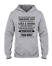 Load image into Gallery viewer, I'm Already Taken By An August Freaking Awesome Man For Birthday Gift Hoodie