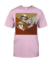 Load image into Gallery viewer, Three Cute Shih Tzu In Bag Gift For Dog Lovers Guys Tee