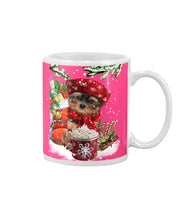 Load image into Gallery viewer, Yorkshire Terrier Loves Drinking Hot Latte Gift For Dog Lovers Mug