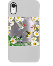 Load image into Gallery viewer, Hummingbird With English Daisy Gift For Birds Lovers Phone case