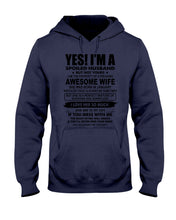 Load image into Gallery viewer, I'm A Spoiled Husband But Not Yours - Awesome Wife Who Was Born In January Hoodie