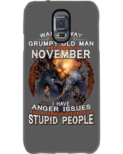 Load image into Gallery viewer, Walk Away I Am A Grumpy Old Man Who Was Born In November Birthday Gift Phone case