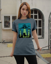 Load image into Gallery viewer, UFA Dinosaur T Rex Sky Full Of Stars Guys Tee