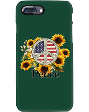 Load image into Gallery viewer, Peace Sign Sunflower Birthday Gift For Girls Phone case