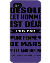 Load image into Gallery viewer, Désolé Cet Homme Est Déjà Pris Par Une Femme De Mars Birthday Gift Phone case