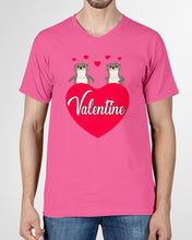 Load image into Gallery viewer, Couple Otter Valentine's Day Gift For Otter Lovers Guys V-Neck