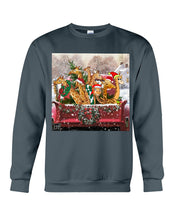 Load image into Gallery viewer, Giraffe Red Car Merry Christmas Gift For Giraffe Lovers Sweatshirt