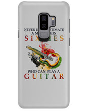 Load image into Gallery viewer, Never Underestimate A 60 Year Old Man Can Play A Guitar Phone case
