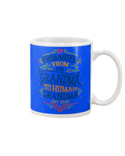 Load image into Gallery viewer, Promoted From Dog Grandma To Human Grandma Gift For Grandma Mug