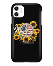 Load image into Gallery viewer, Peace Sign Sunflower Birthday Gift For Girls Phone case