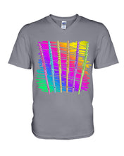 Load image into Gallery viewer, Six Flute Colorful Design Gift For Flute Lovers Guys V-Neck