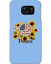 Load image into Gallery viewer, Peace Sign Sunflower Birthday Gift For Girls Phone case