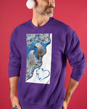 Load image into Gallery viewer, Magical Gray Couple African Parrot Gift For Bird Lovers Sweatshirt